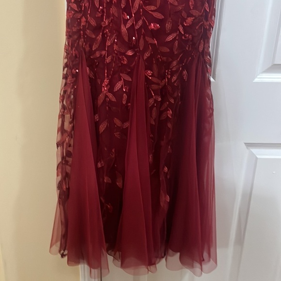 Ever Pretty Red Sequin Prom Dress - Picture 3 of 14